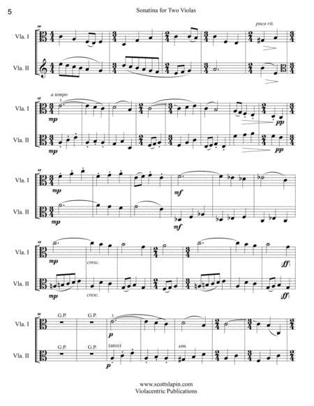 Four Duos For Two Violas Book 2 (Incl: Sonatina, Prelude, Ballade, Yizkor)